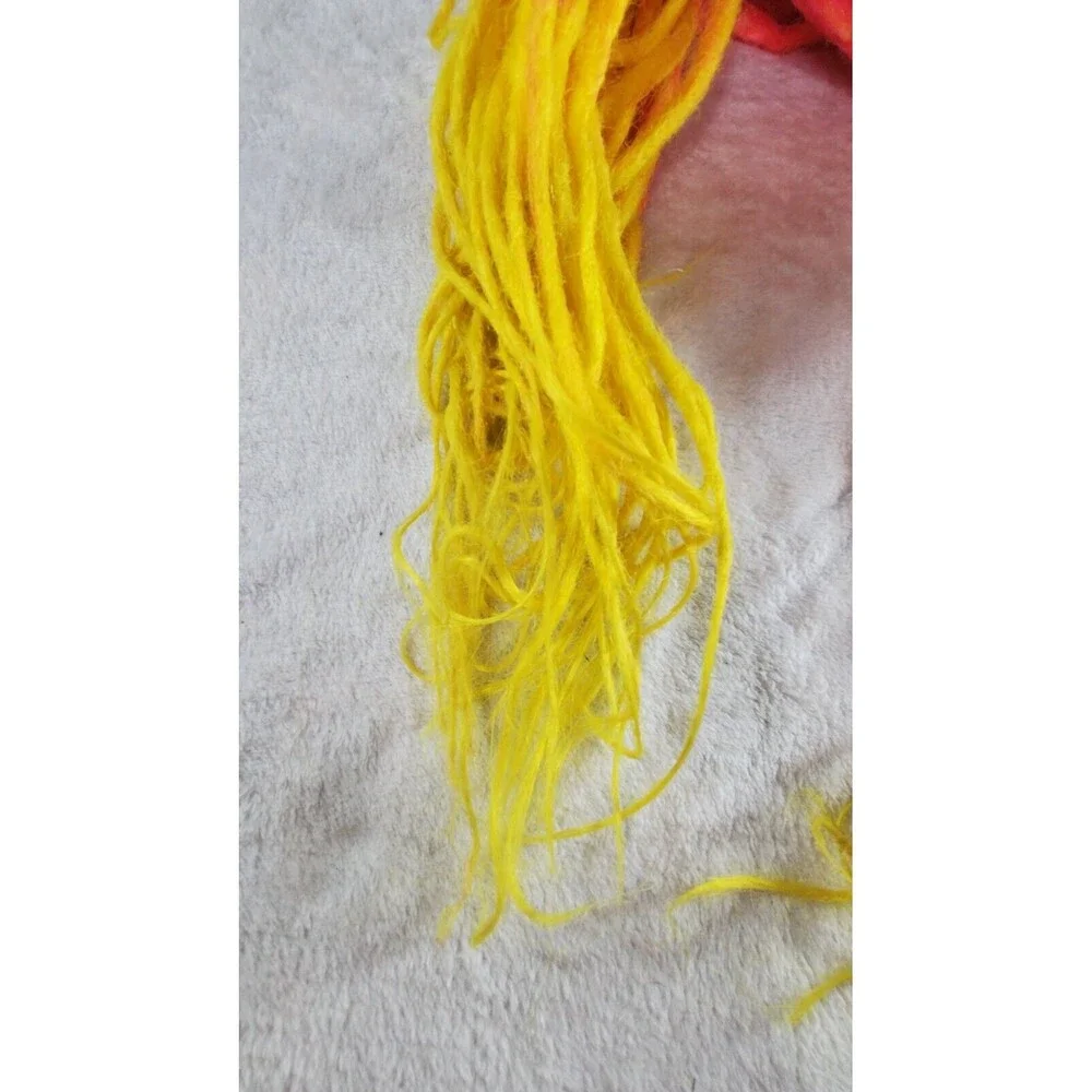 Pink Yellow Double Ended FULL HEAD Synthetic Crotchet Dreadlocks 45 Pieces
